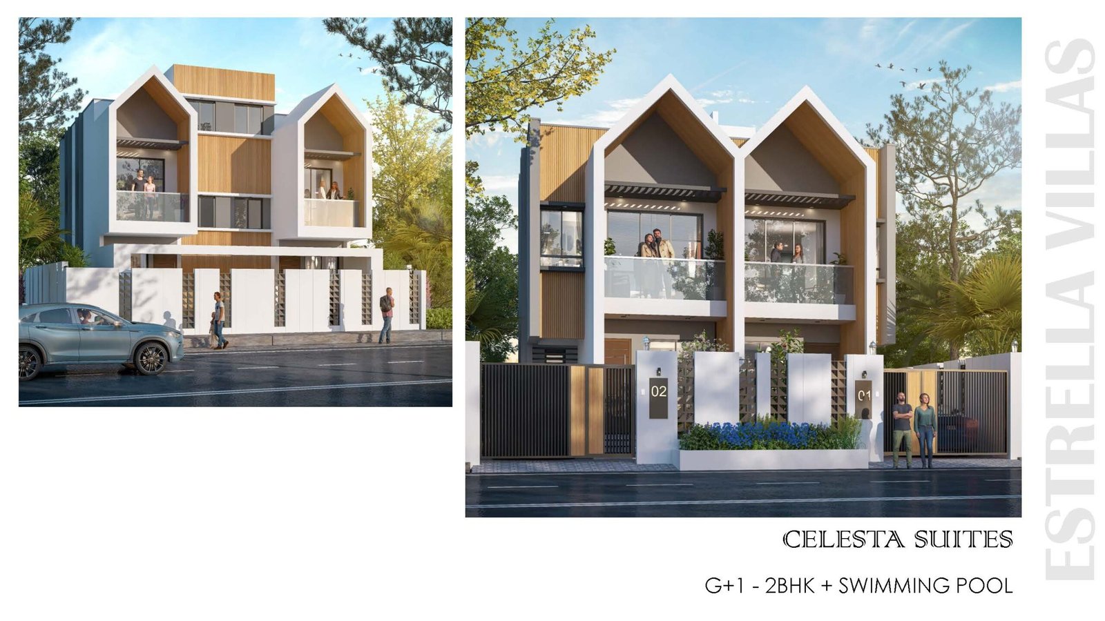 Celeste Suites at Estrella Villas, Uttan