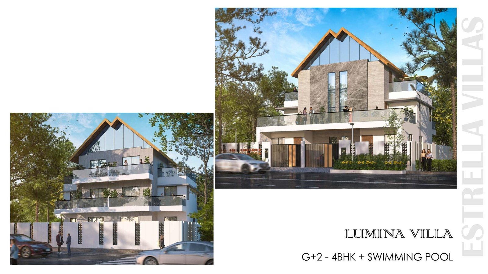 Exterior View of Estrella Villas Uttan