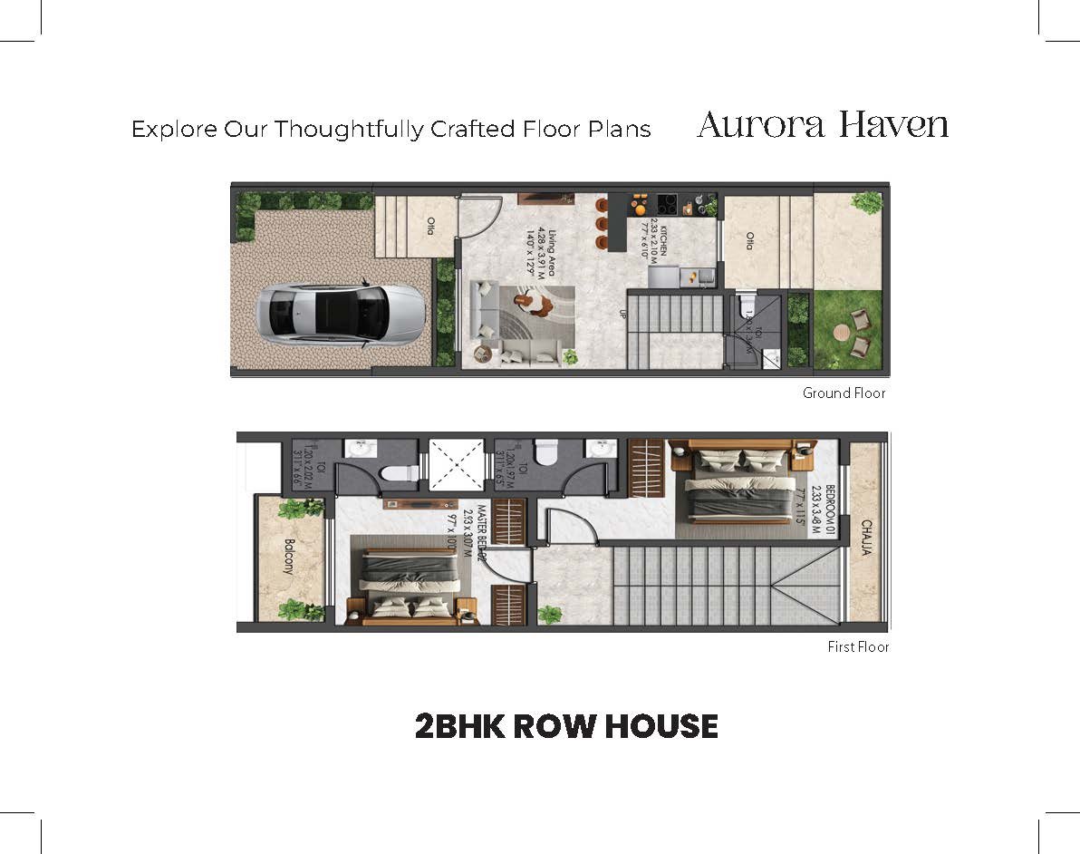 Floor Plan of Estrella Villas, Uttan