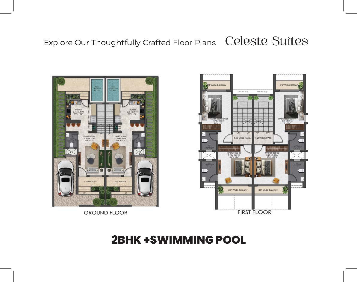 Floor Plan of Estrella Villas, Uttan