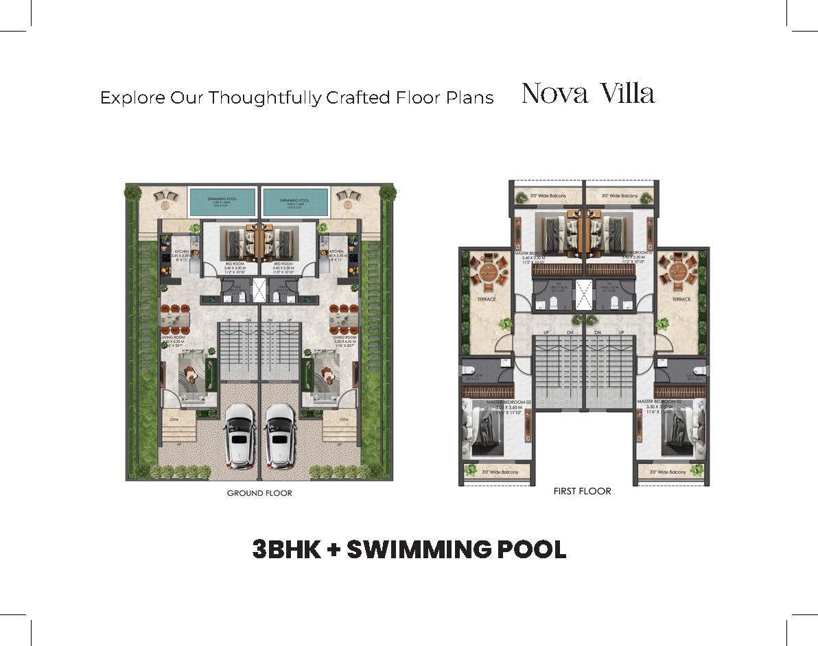Floor Plan of Estrella Villas, Uttan