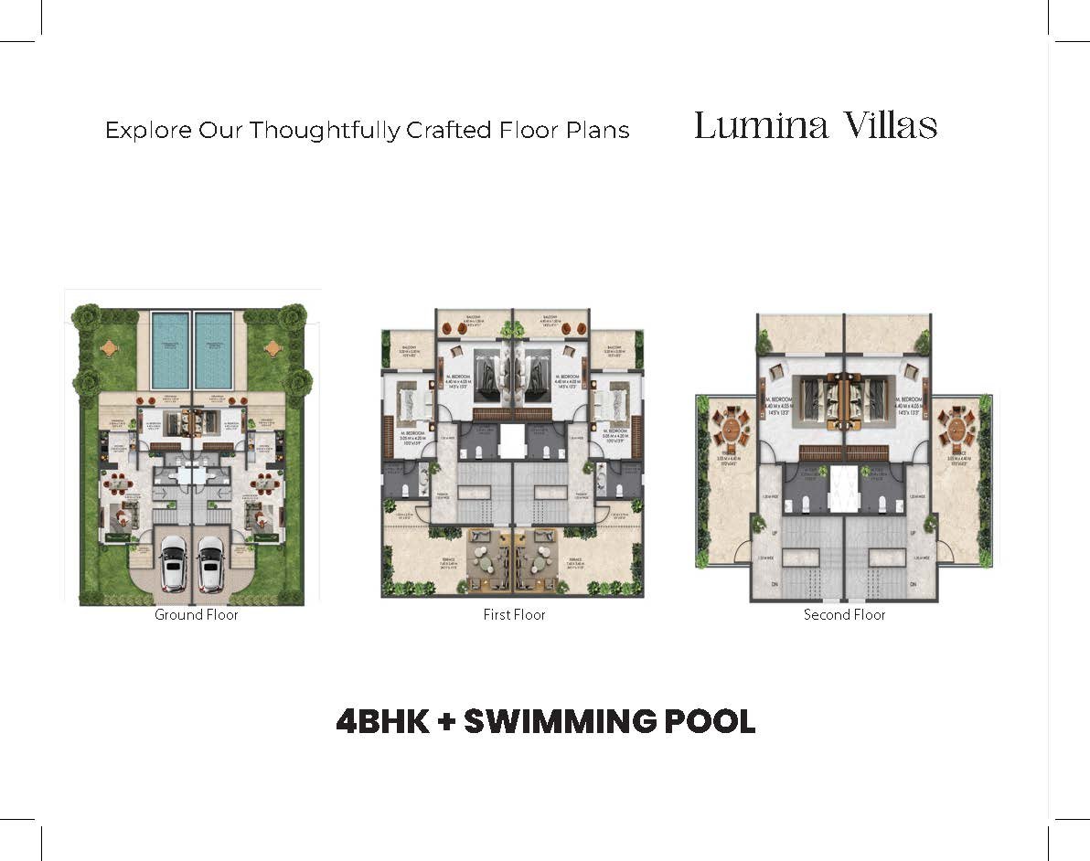 Floor Plan of Estrella Villas, Uttan